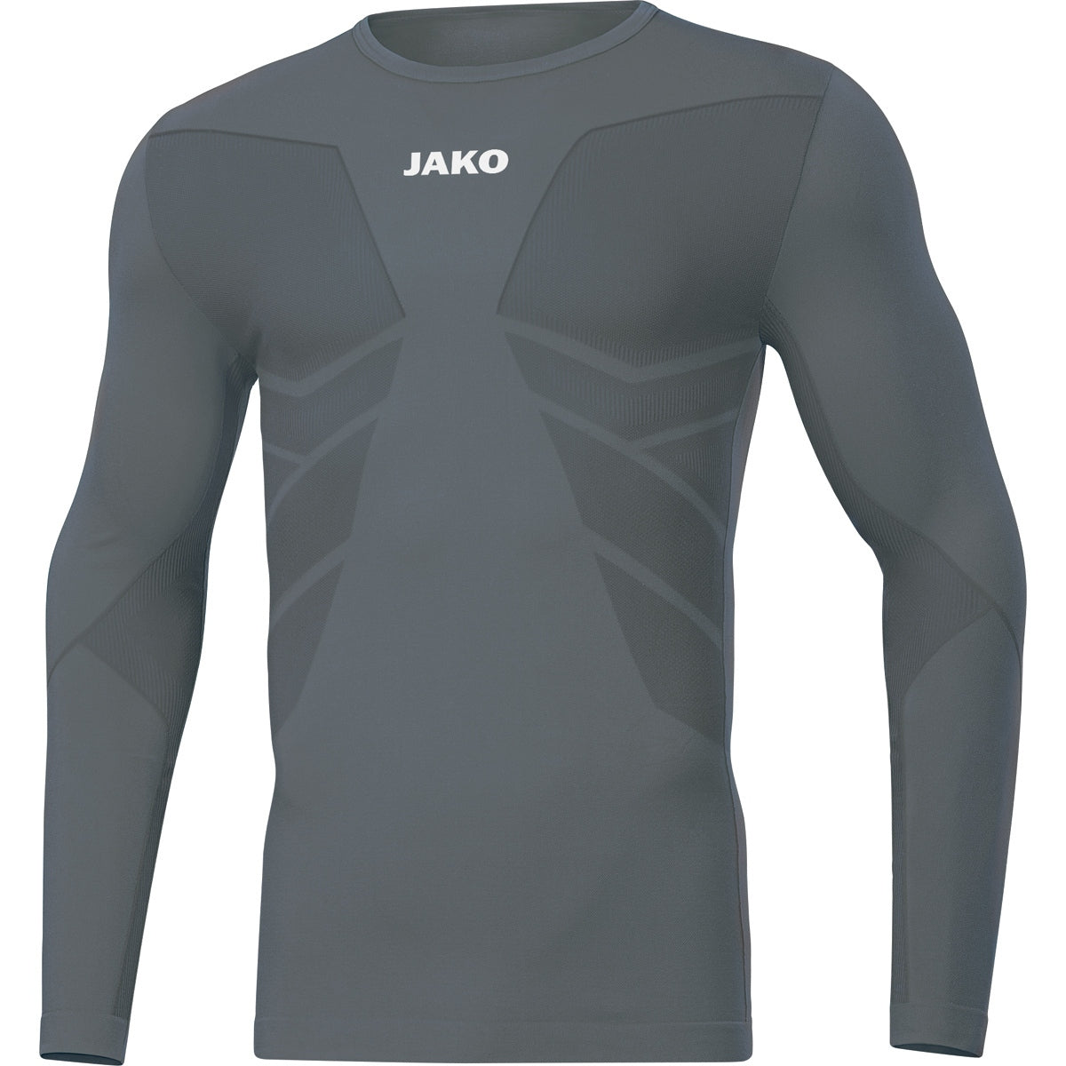 JAKO Longsleeve Comfort 2.0 Steingrau