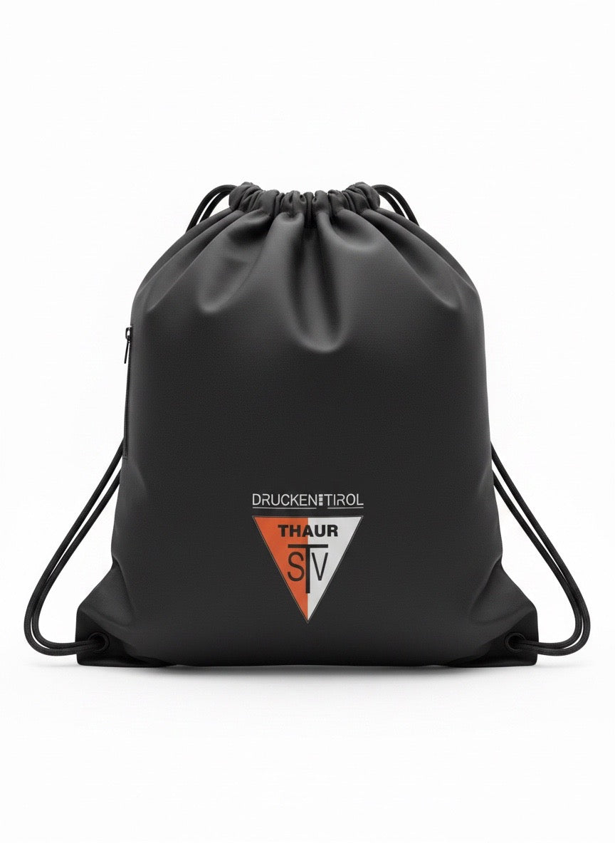 Turnbeutel SV Thaur schwarz – Mockup