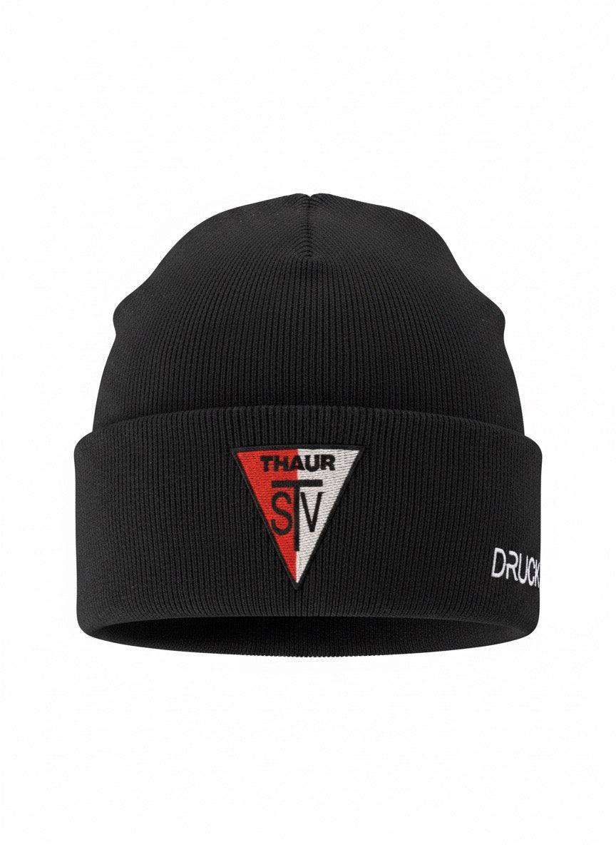 Wollmütze SV Thaur schwarz – Produktfoto