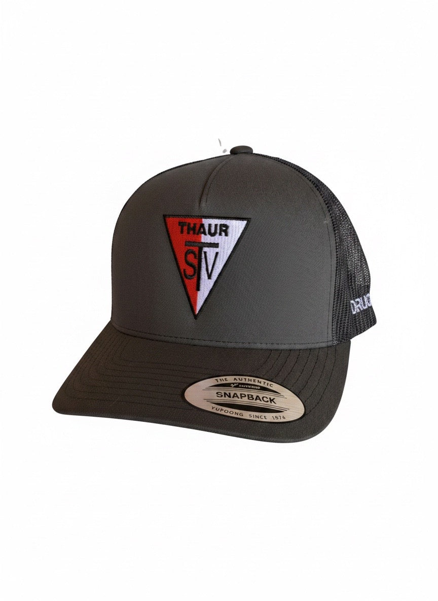 Trucker Cap SV Thaur Grau/Schwarz – Seitenansicht